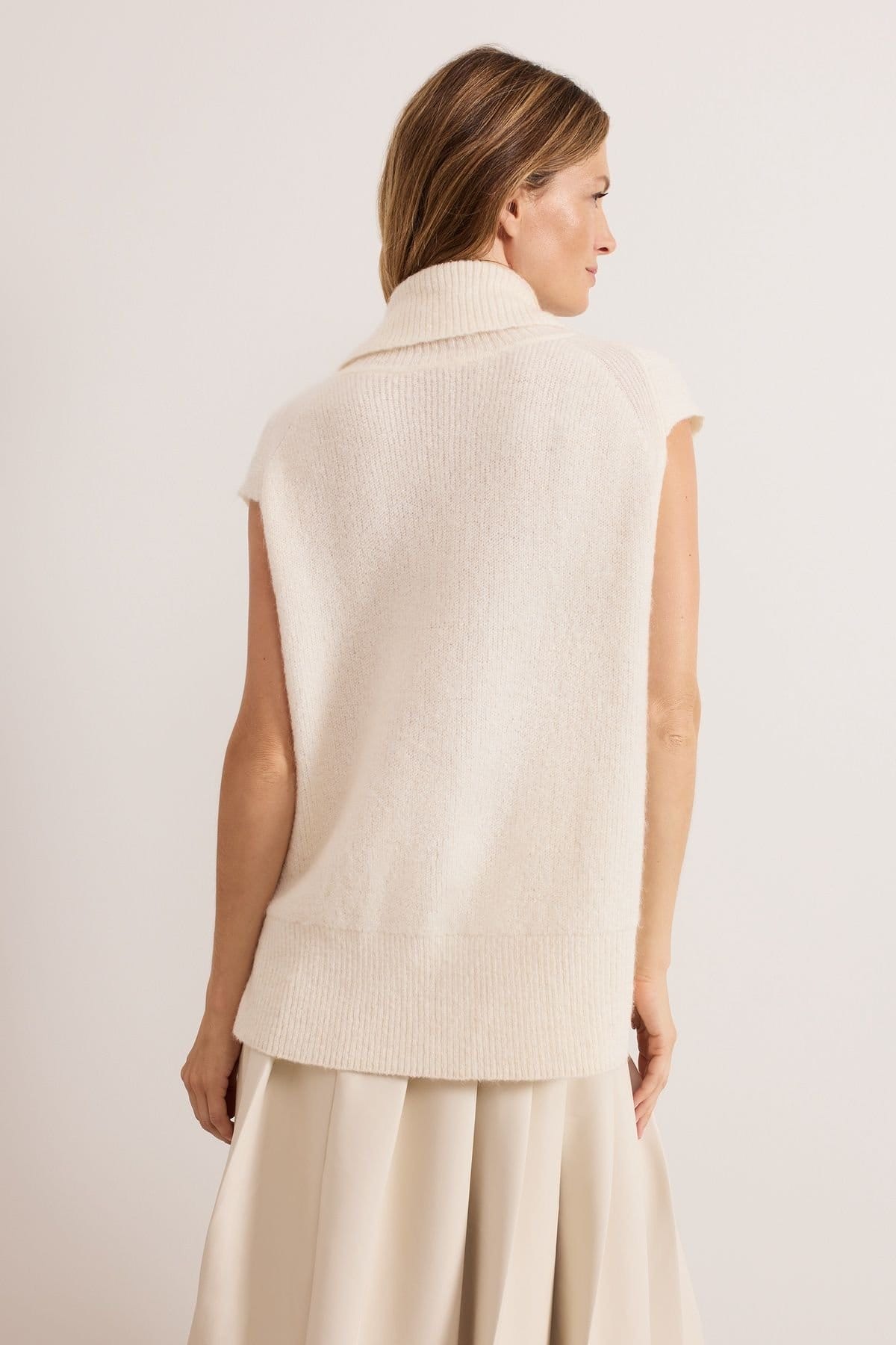 Phase Eight Phase Eight Women's Ginny Cowl Neck Tabard in Off-White - 4