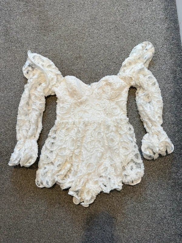 ASOS ASOS Luxe lace playsuit