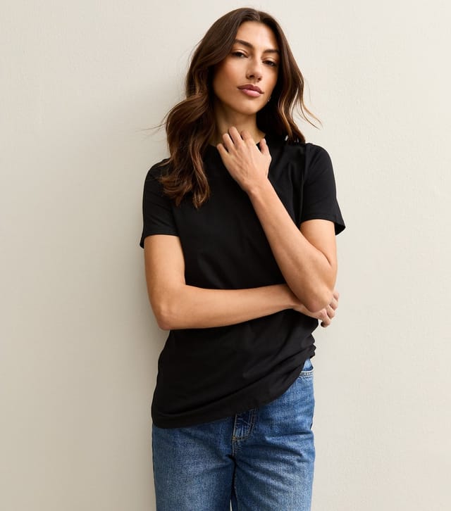 New Look Women's Tall Black Regular T-Shirt New Look - 2
