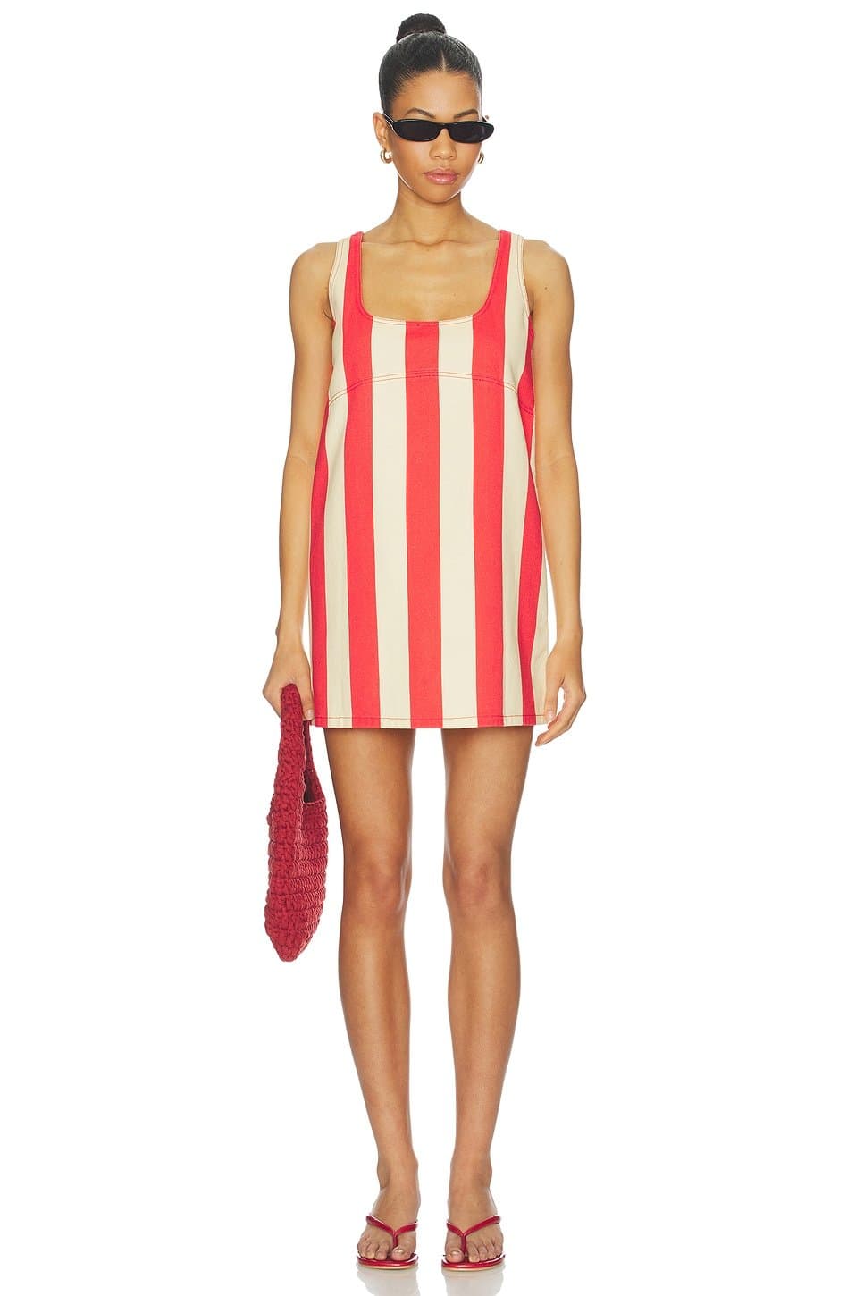 revolve Sahara Striped Denim Dress