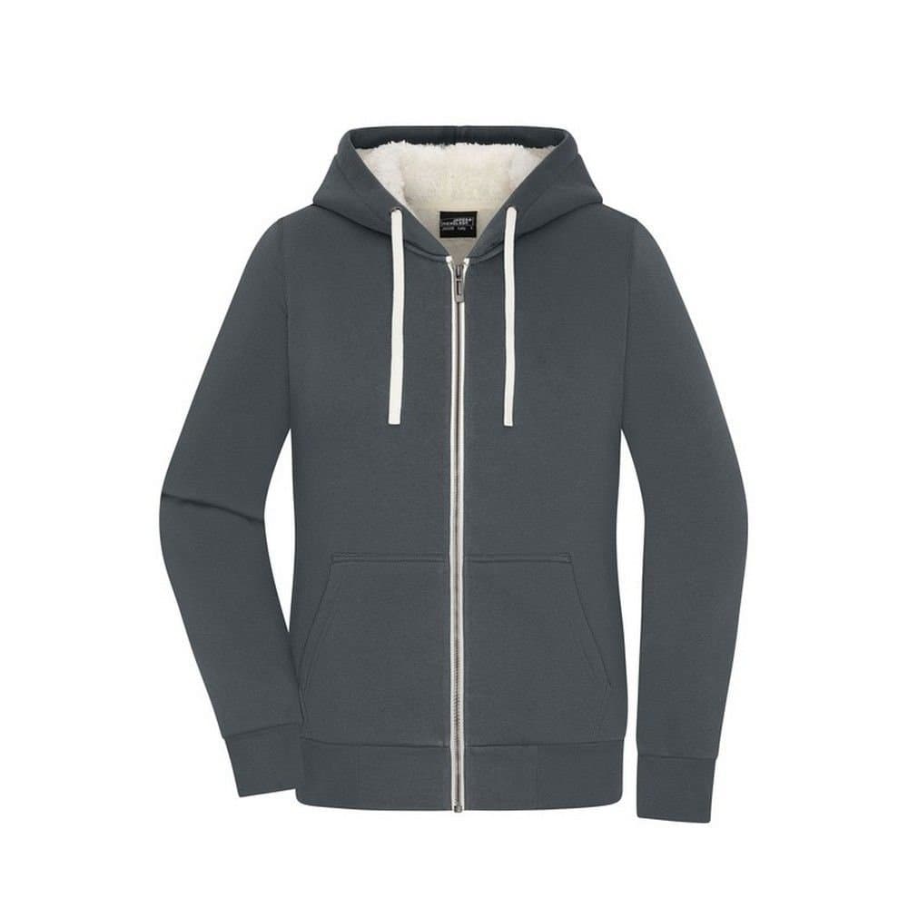 James and Nicholson James and Nicholson Women's Doubleface Jacket in Dark Grey
