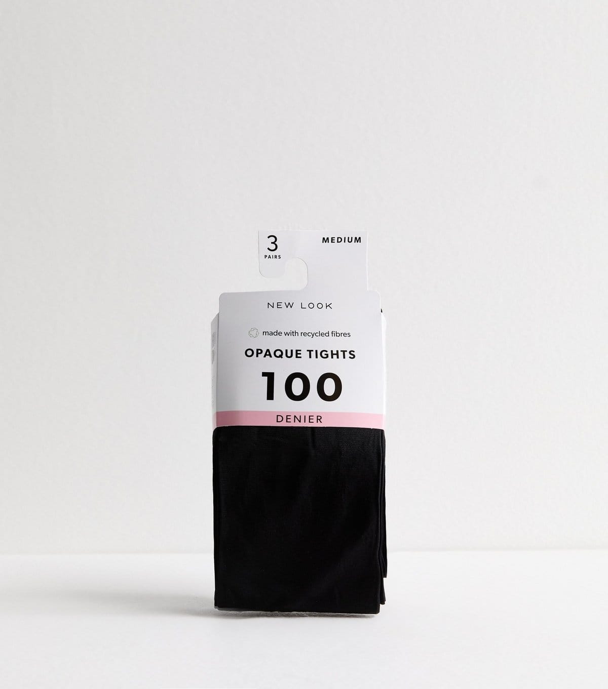 New Look 3 Pack of Black Opaque 100 Denier Tights New Look - 4
