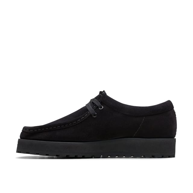 Clarks Clarks Men's Walla Scout Lo Black Suede Wallabee - 2