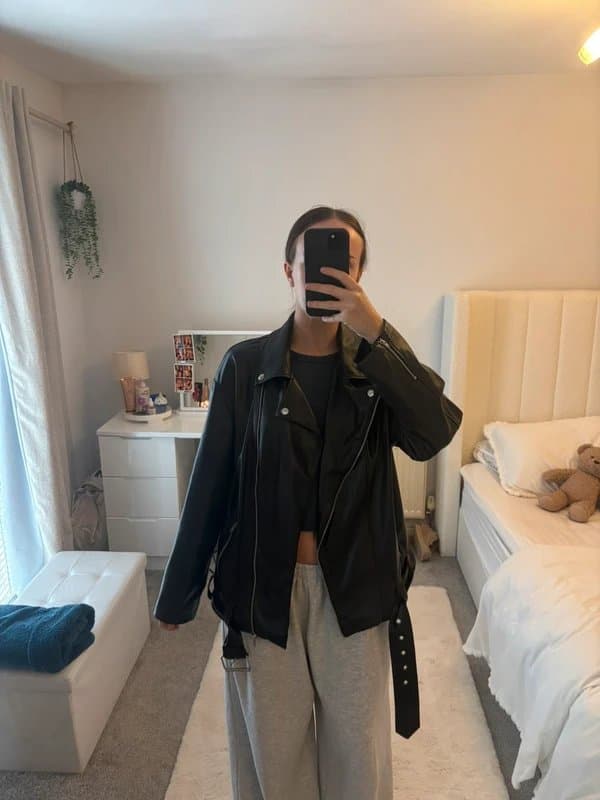 ASOS ASOS faux leather jacket