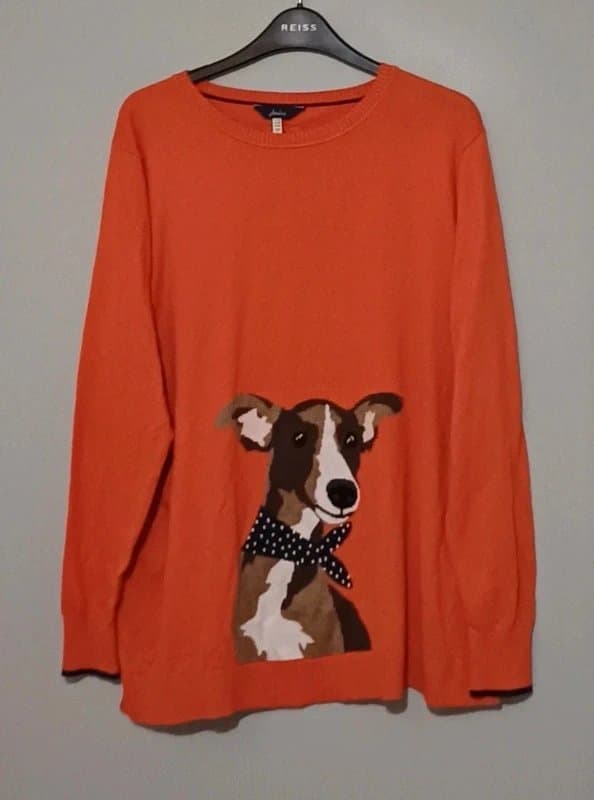 Joules Joules Red Dog Print Jumper 🐕 - size 20