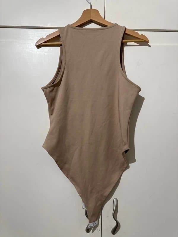 New Look New Look beige leotard/bodysuit size 12