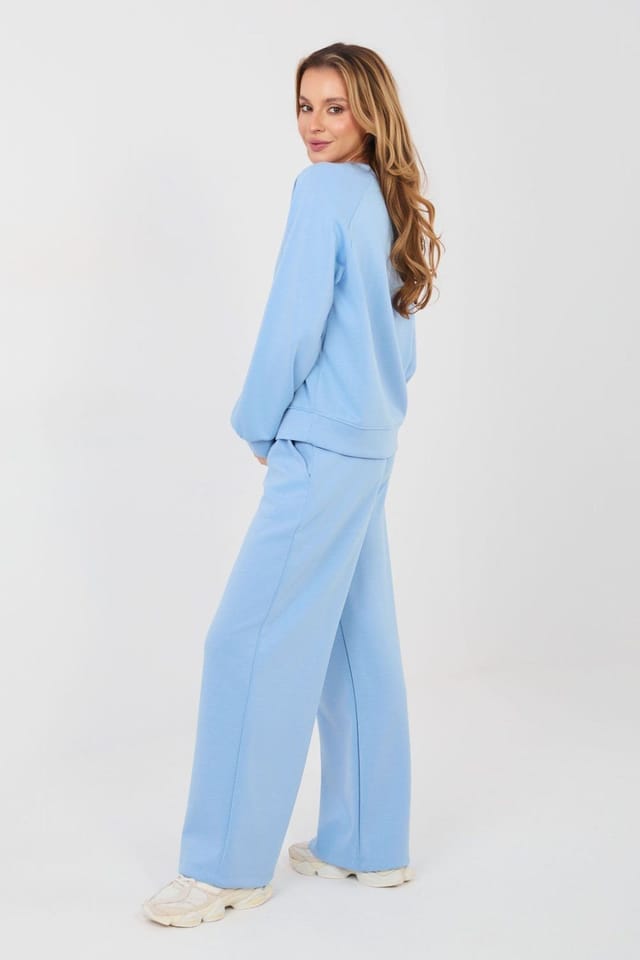 Love Lace Love Lace Women's Butter Soft Viscose Blend Tracksuit Set Style 224308 in Blue - 2