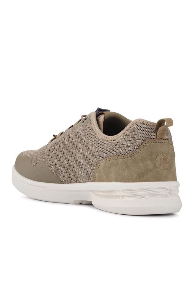 Pavers Pavers Men's Bungee-Laced Memory Foam Shoes in Beige - 3