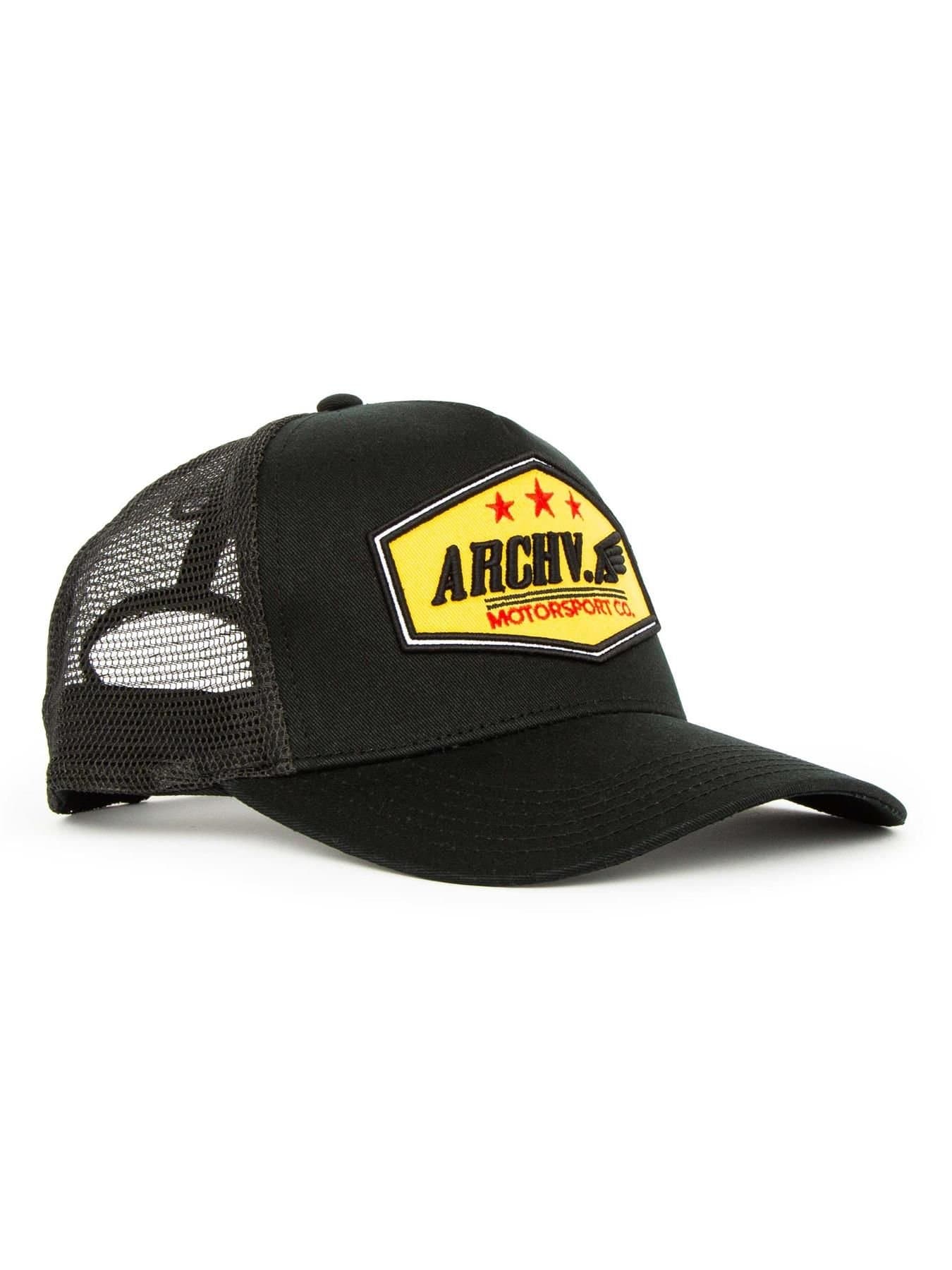 Archive Design Studio Archive Design Studio Men's Motorsport Cap in Black