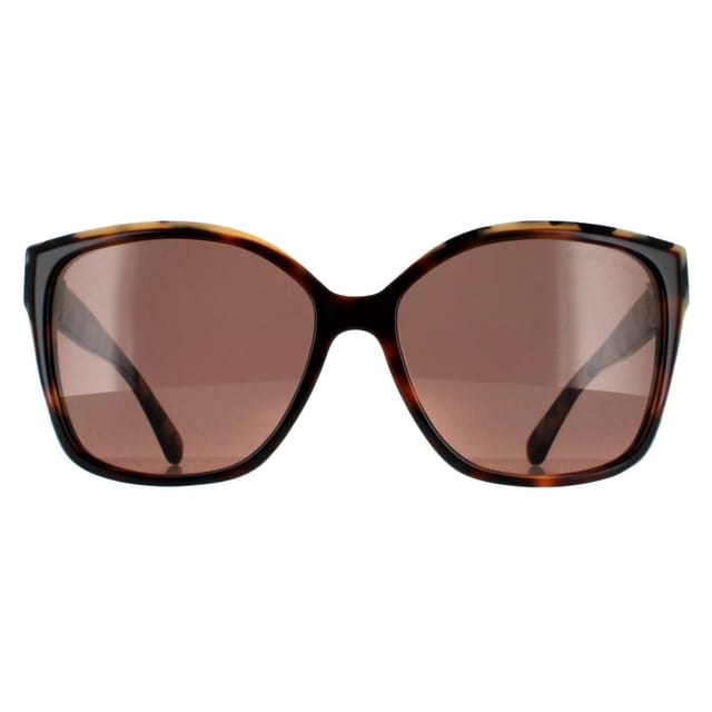 Michael Kors Michael Kors Women's Square Dark Tortoise & Cream Tortoise Brown MK2201 Malia - 2