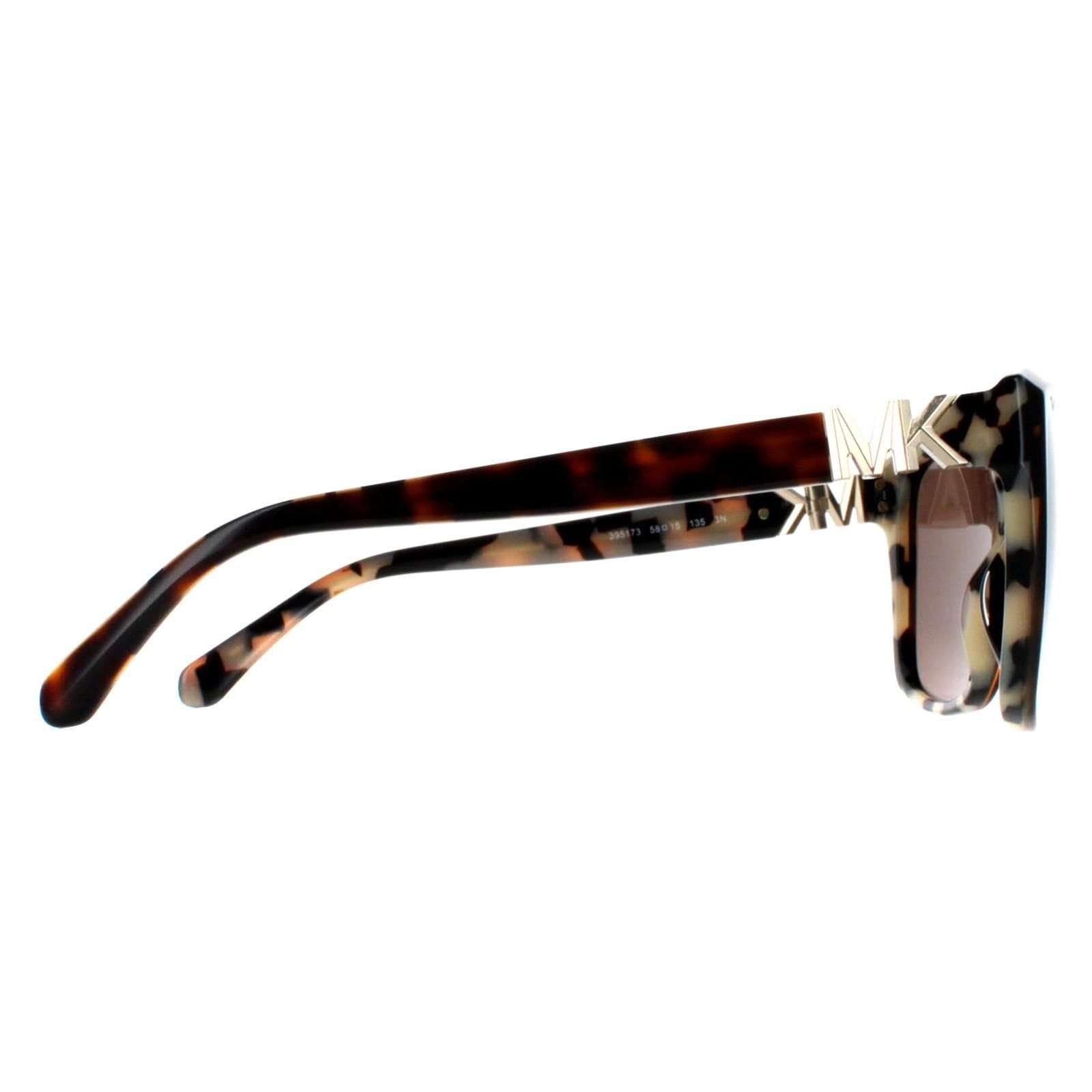 Michael Kors Michael Kors Women's Square Dark Tortoise & Cream Tortoise Brown MK2201 Malia - 4