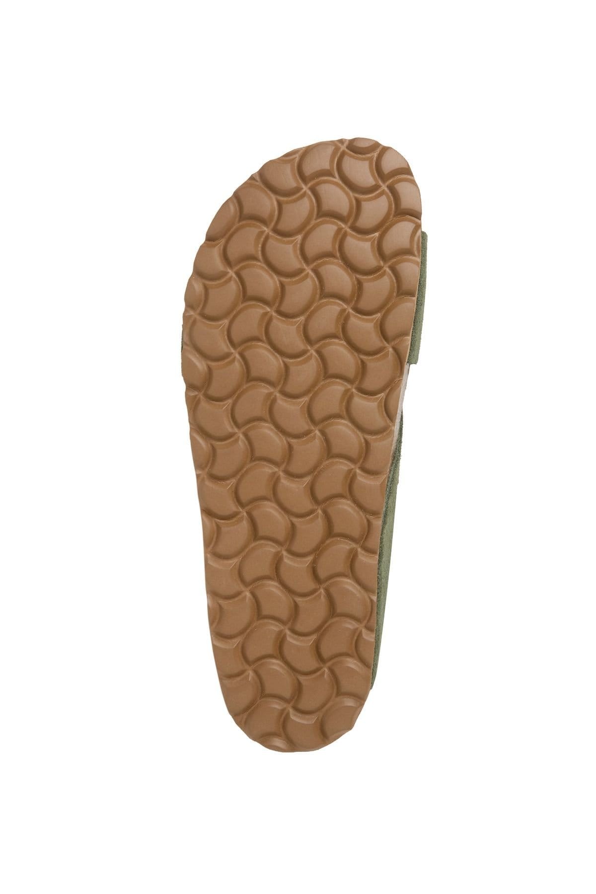 Celtic & Co Celtic & Co Women's Crossover Buckle Sandal in Olive - 4