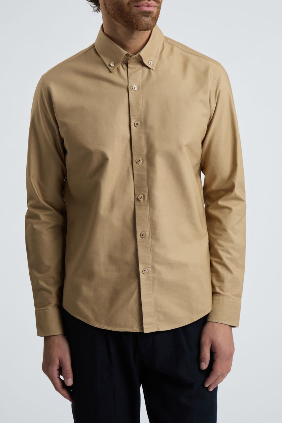 Melka Melka Men's Oxford Shirt in Yellow