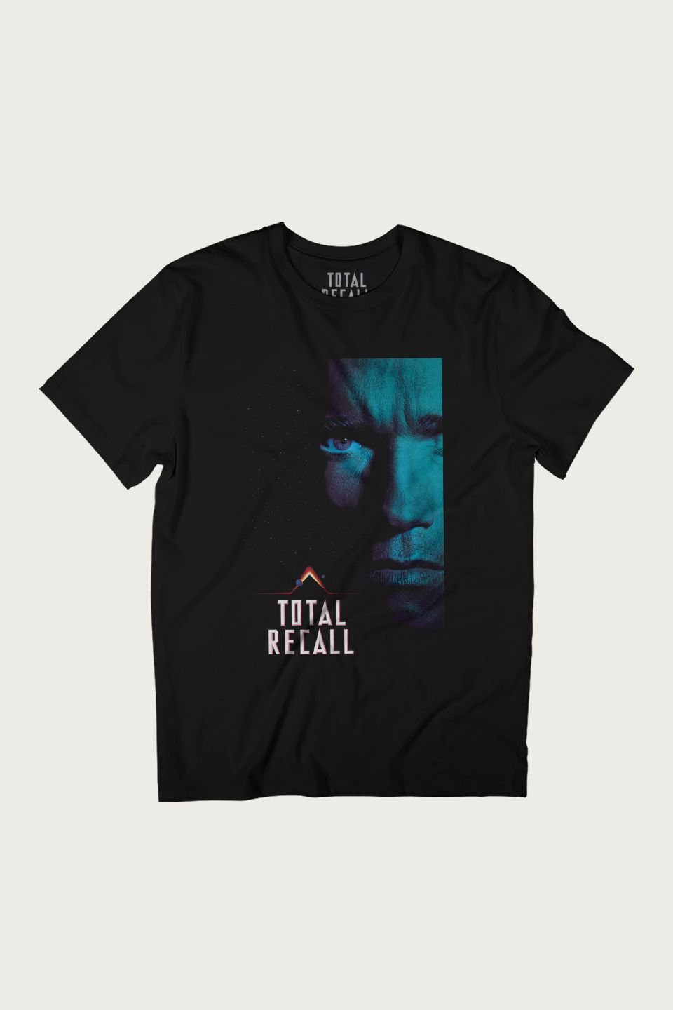 Total Recall Total Recall Men's Doug Quaid Space Poster T-Shirt in Black - 2