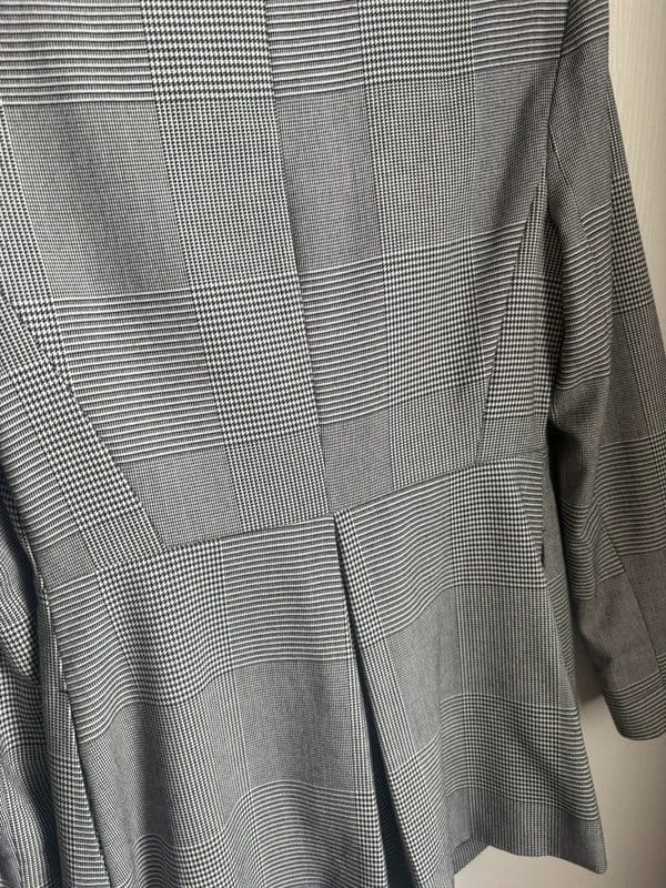 Topshop Grey Houndstooth Blazer