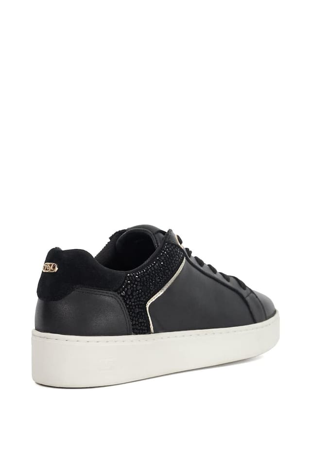 Dune London Dune London Women's 'Elli' Leather Trainers in Black - 3