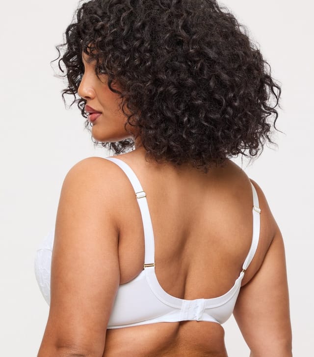 Ann Summers Women's White Lace Plunge Bra Ann Summers New Look - 3