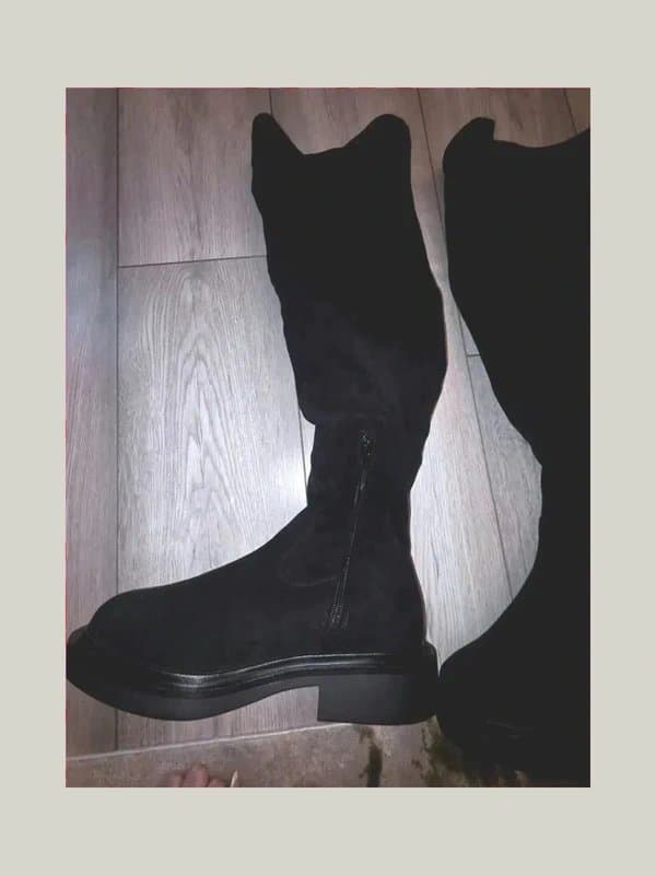 ASOS Curve Black Asos Design Curve flat over knee wide fit boots size 5 brand new party night out winter spring