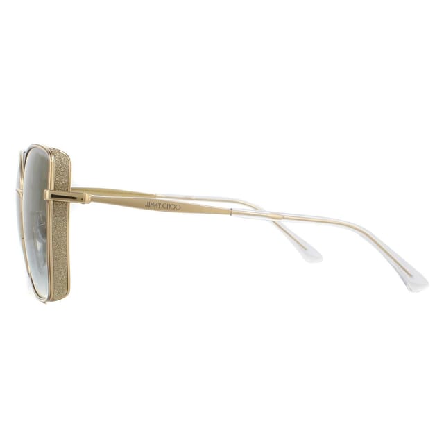 Jimmy Choo Jimmy Choo Women's Square Rose Gold Blue Gradient Sunglasses - 3