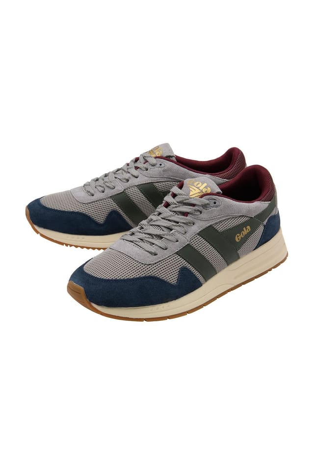 Gola Classics Gola Classics Men's 'Delta' Mesh Lace-Up Trainers in Grey - 3