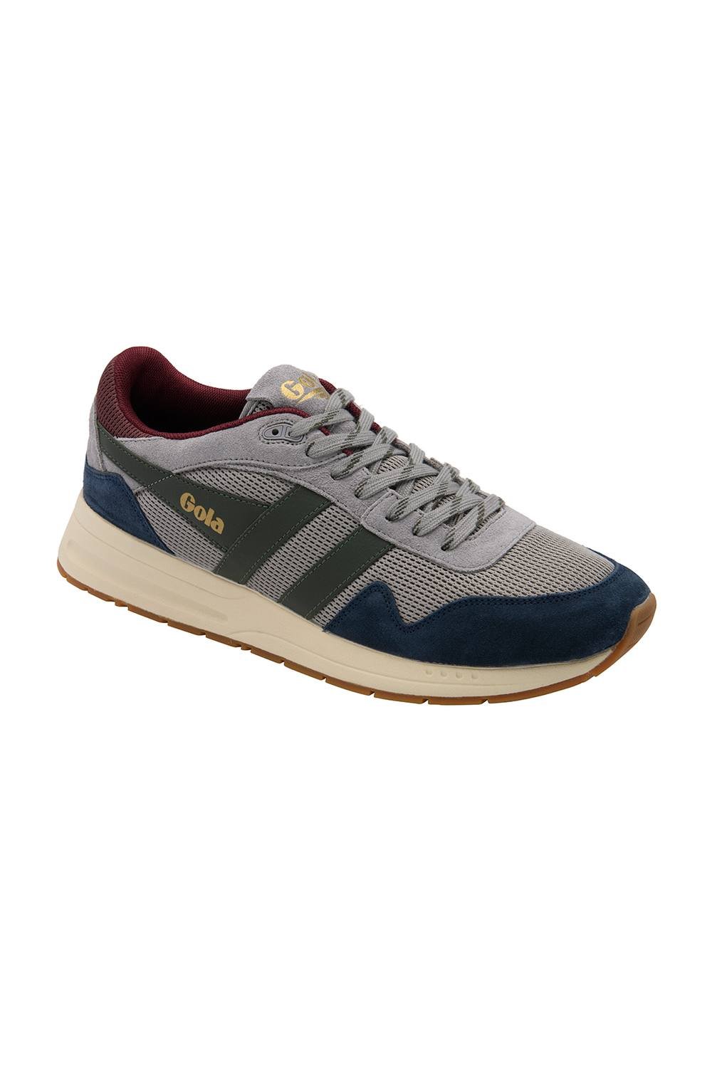Gola Classics Gola Classics Men's 'Delta' Mesh Lace-Up Trainers in Grey - 4