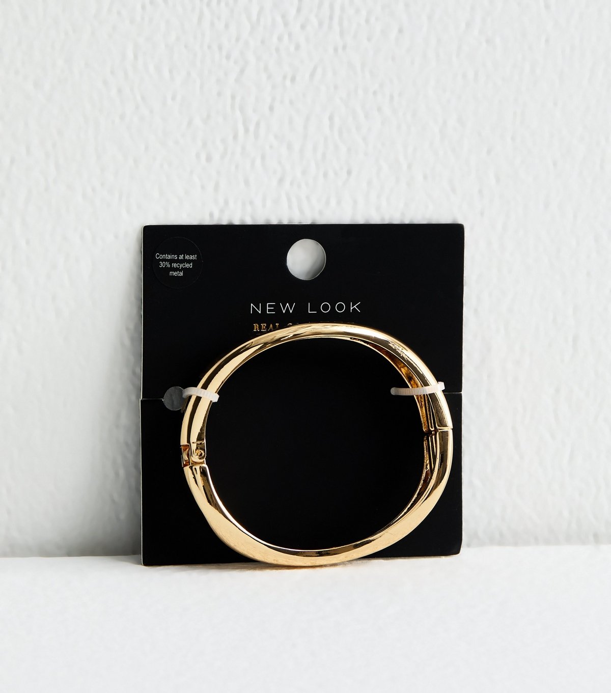 New Look 18ct Gold Plated Sleek Hinge Cuff Bracelet New Look - 3