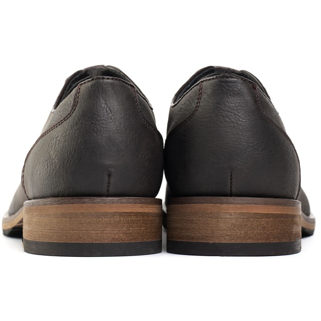 V.GAN V.GAN Men's Oatmeal 2 Derby Shoes in Brown - 3