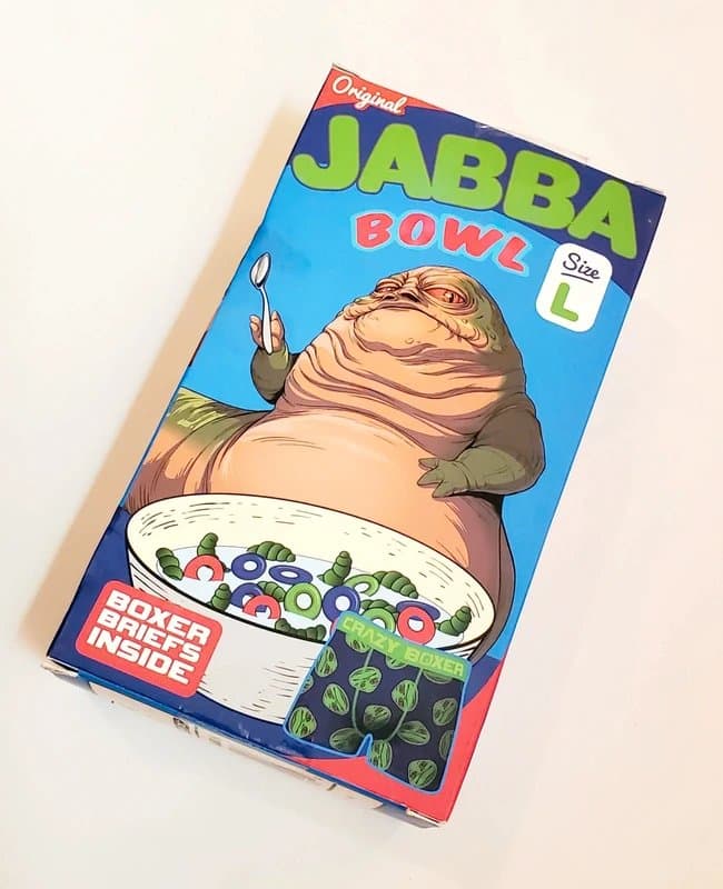 crazy boxer Crazy Boxer Jabba Bowl Men's Boxer Briefs Underwear Size Large