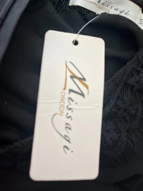 Missagi Black Lace Bodycon Dress Size Small 10