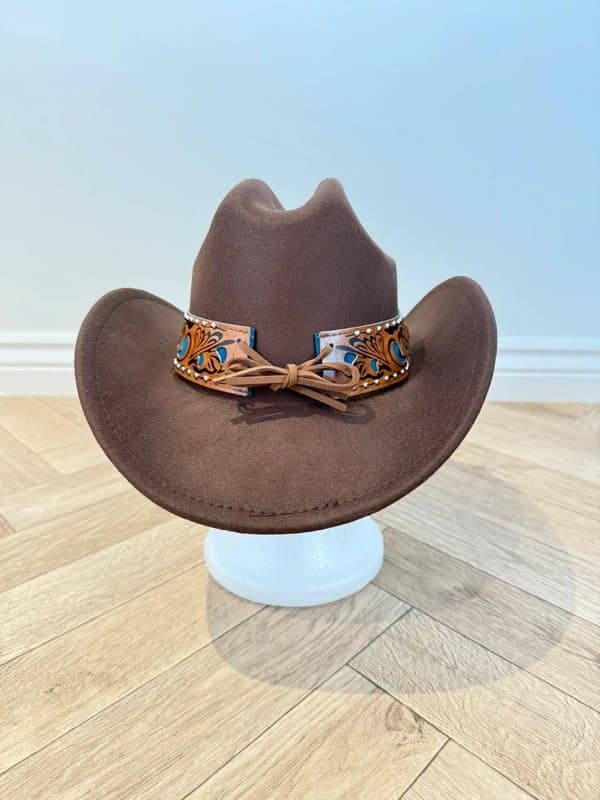 Western Cowboy Hat - Brown