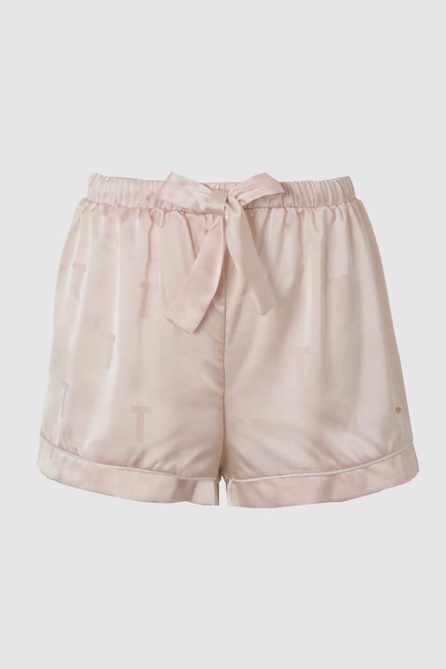 Ted Baker Ted Baker Women's Traditional Short Pj Set Mauve Chalk in Light Pink - 2