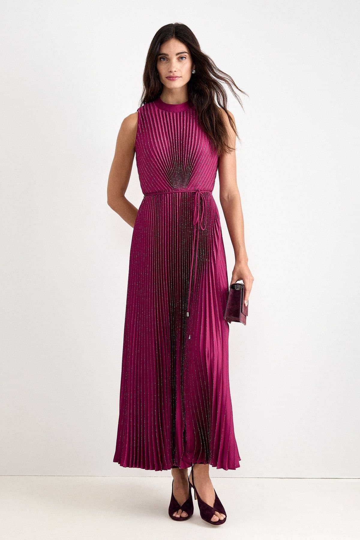 Phase Eight Phase Eight Women's Simara Maxi Dress in Fuchsia