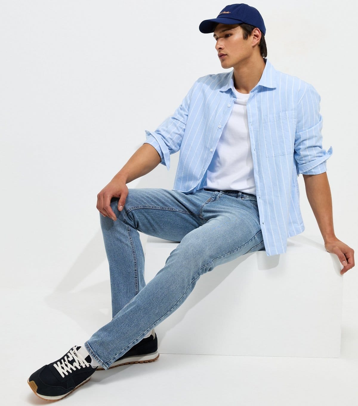 New Look Men's Light Blue Slim Fit Jeans