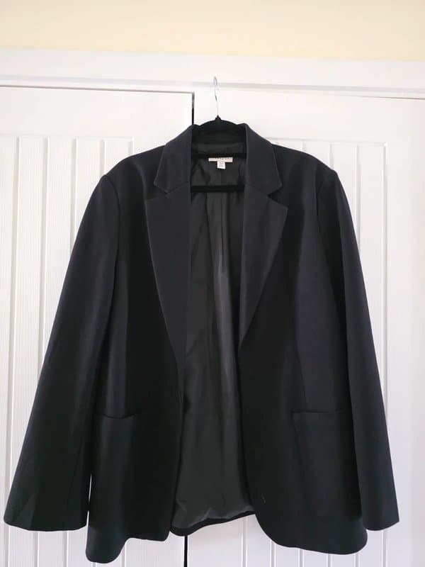Topshop Topshop womens black blazer