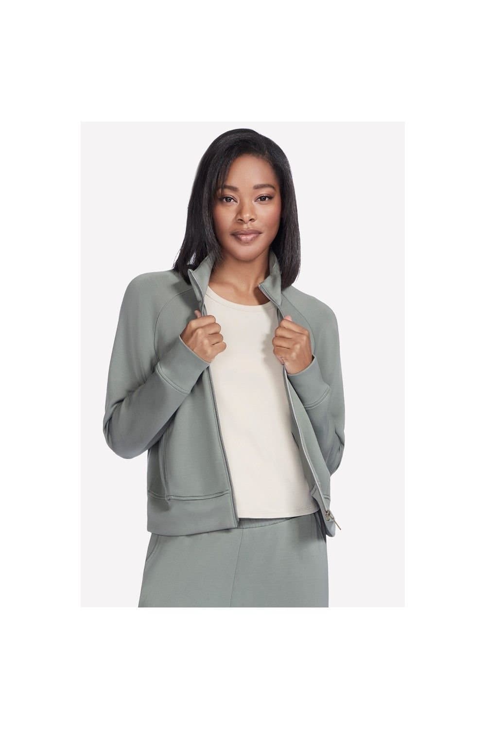 Skechers Skechers Women's Skechluxe Elevate Jacket in Olive
