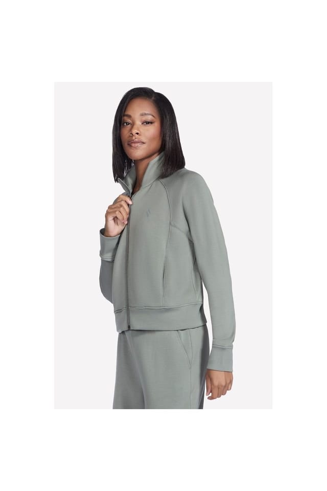 Skechers Skechers Women's Skechluxe Elevate Jacket in Olive - 3