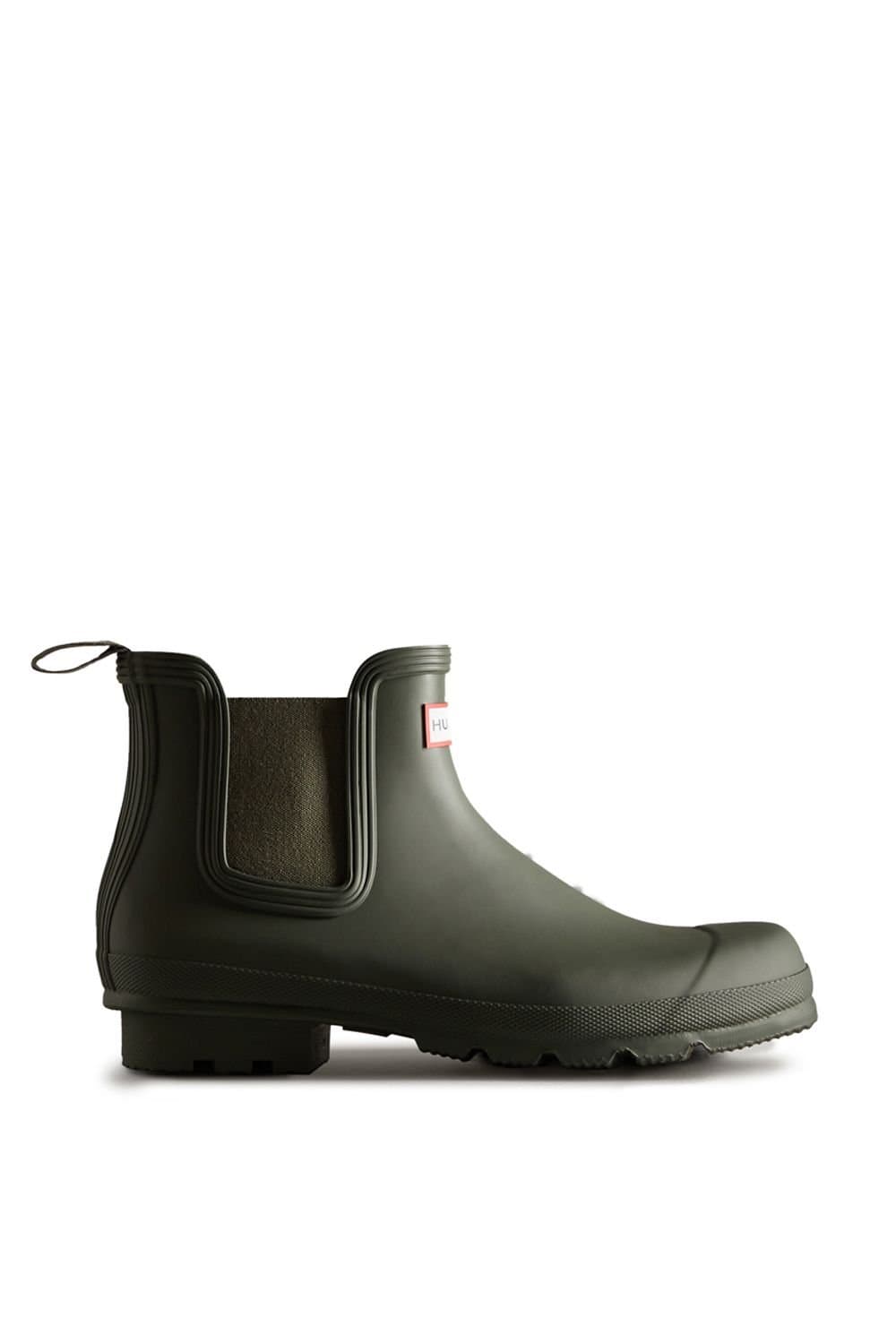 Hunter Hunter Men's Original Chelsea Boot Dark Olive in Khaki