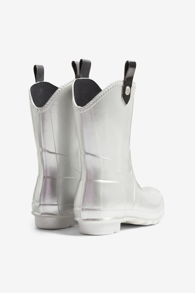 Hunter Hunter Women's Womens Original Metallic Cowboy Boot Silver - 2