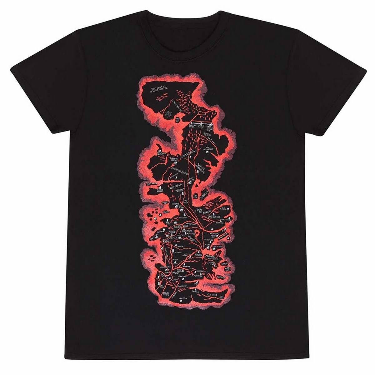 House Of The Dragon House Of The Dragon Men's Map T-Shirt in Black - 2