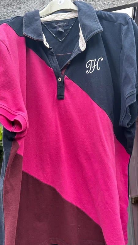 Tommy Hilfiger Tommy Hilfiger vintage colourblock polo shirt 18-20