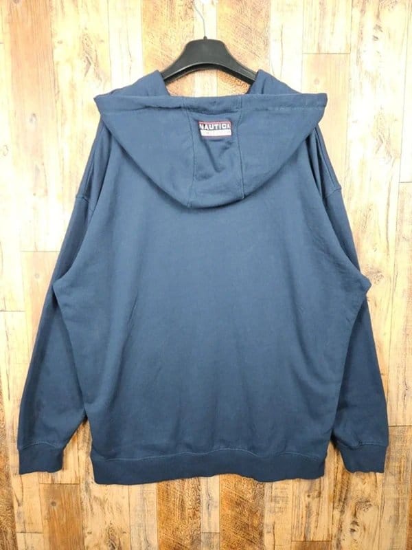 Nautica Competition Navy Logo Pullover Hoodie - Men's 2XL