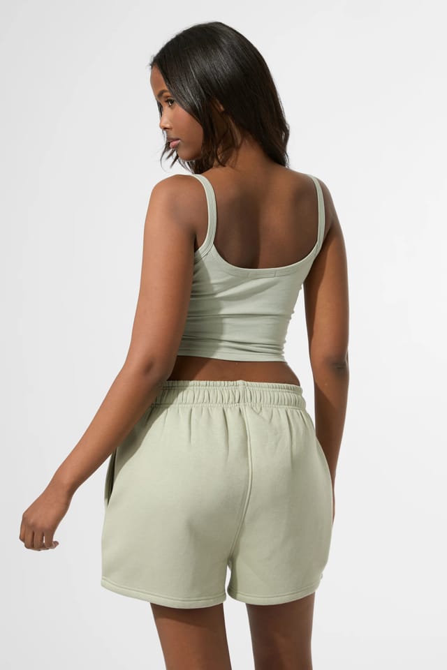 Kaiia Kaiia KTL Logo Cami Vest Top Sage - 3