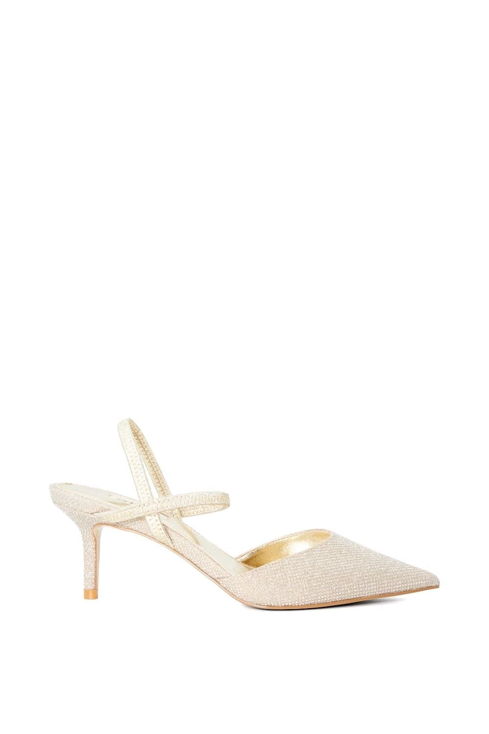 Dune London Dune London Women's 'Classical' Strappy Heels in Metallics