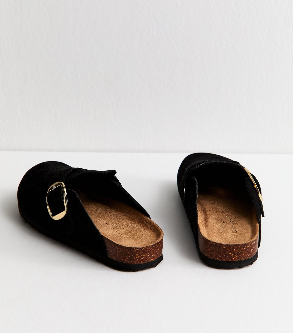 New Look Women's Black Faux Brushed Leather Clogs Vegan New Look - 4