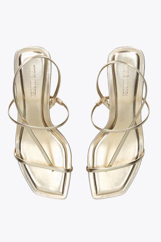 Steve Madden STEVE MADDEN Women's 'Locke Champagne' Heels in Gold - 2
