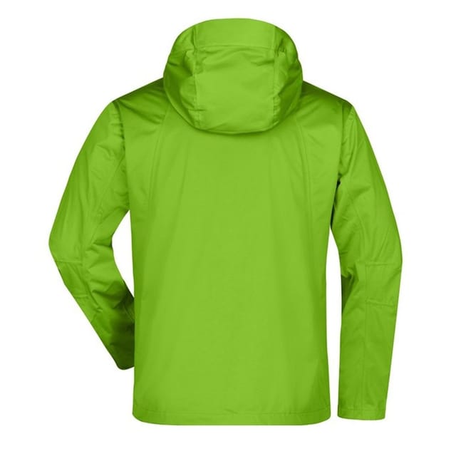 James and Nicholson James and Nicholson Men's Outdoor Soft Shell Jacket in Bright Green - 2