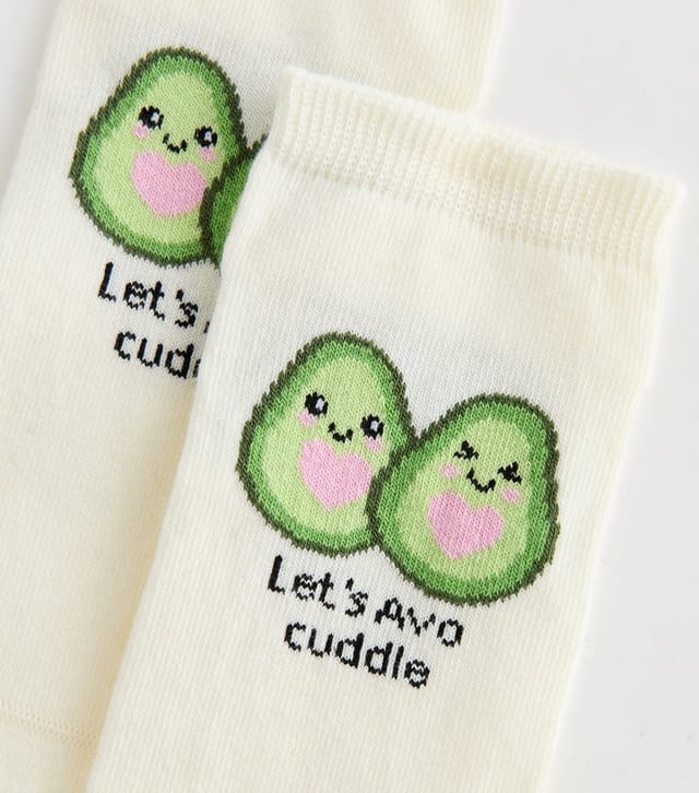 New Look Cream Avocado Trainer Socks New Look - 2