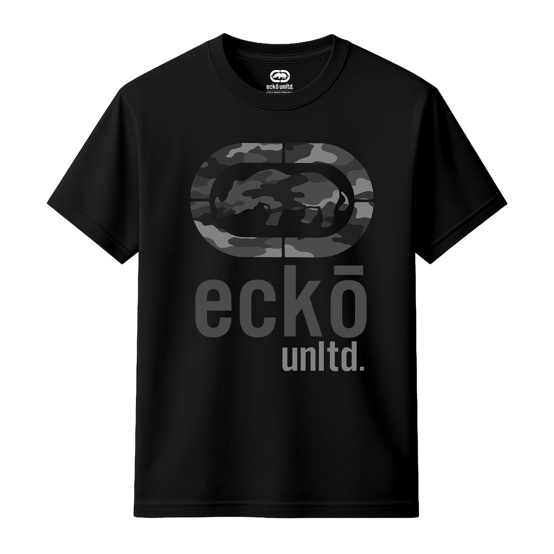 Ecko Untld. Ecko Untld. Men's Mono Camo T-Shirt in Black