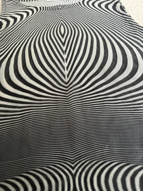 ASOS Design Mesh striped Bodysuit Vest top - 1