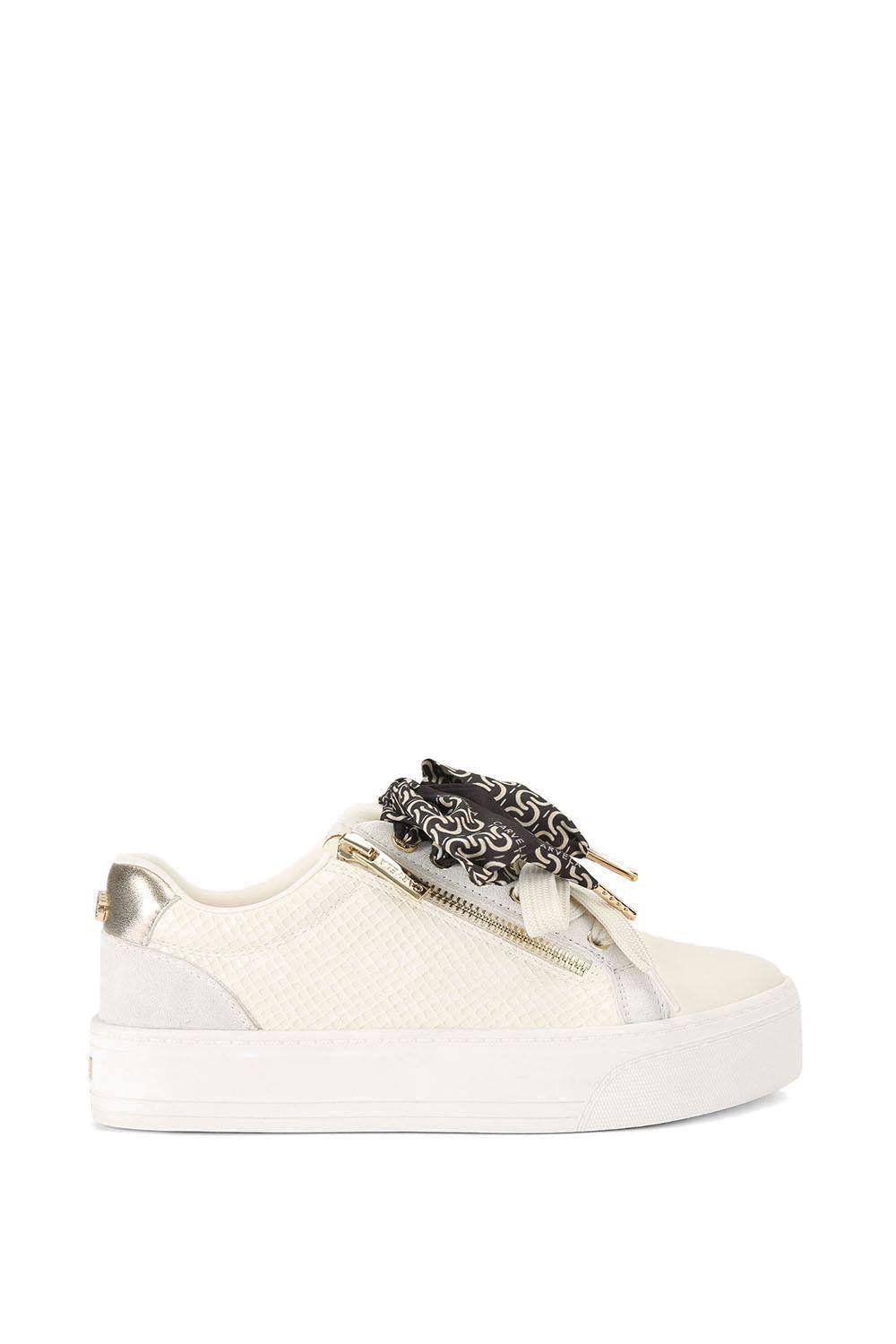 Carvela Carvela Women's 'Sorrento Scarf Sneaker' Trainers in Cream - 2